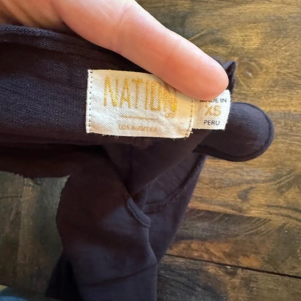 Nation LTD Black Tank Dress Raw hem Size Xs - Picture 7 of 7